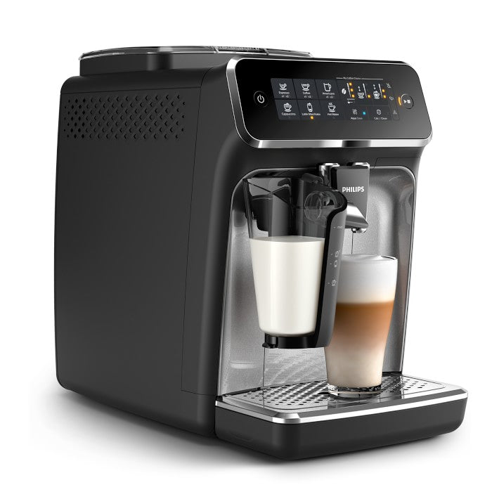 (OPEN BOX)  | Philips Saeco 3200  Superautomatic Espresso Machine LatteGo Silver  EP3246/74