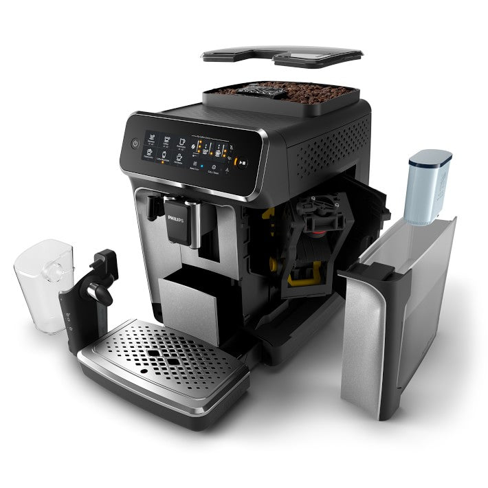 (OPEN BOX)  | Philips Saeco 3200  Superautomatic Espresso Machine LatteGo Silver  EP3246/74