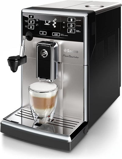 Philips Saeco 5400 Superautomatic Espresso Machine LatteGo Silver EP5447/94