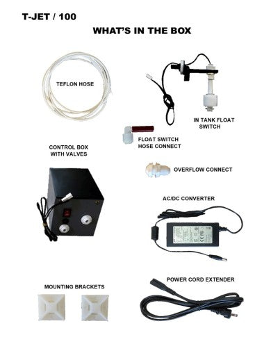 T-JET Water Fill Kit  for Home and Commercial Espresso Machines.